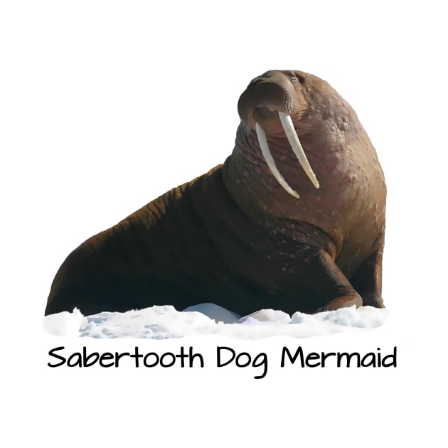 Sabertooth Dog Mermaid by CeeGunn