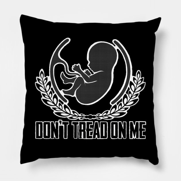 Gadsden Flag Pro Life Baby Pillow by REDEEM the RUINS