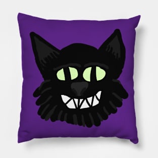 Black Cat Pillow