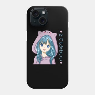 Kawaii Anime Cat Girl Phone Case