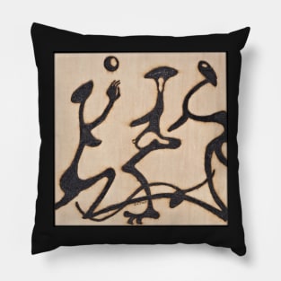 Goddess Games ... solar etching by cpizer Pillow