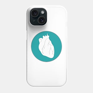 Anatomically Correct Heart Icon Phone Case