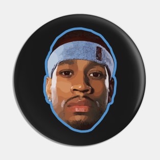 Allen Iverson Denver Nuggets Pin