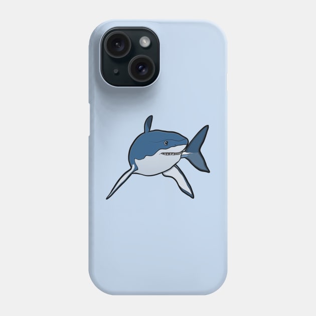 Great White Shark Phone Case by Velvet Earth