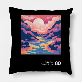 True Colours - Minimalist Graphic Design Artwork Pillow