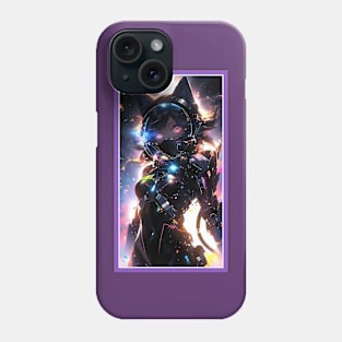 Anime Cute Cat Girl | Sci-Fi Manga Girl Anime Art Phone Case