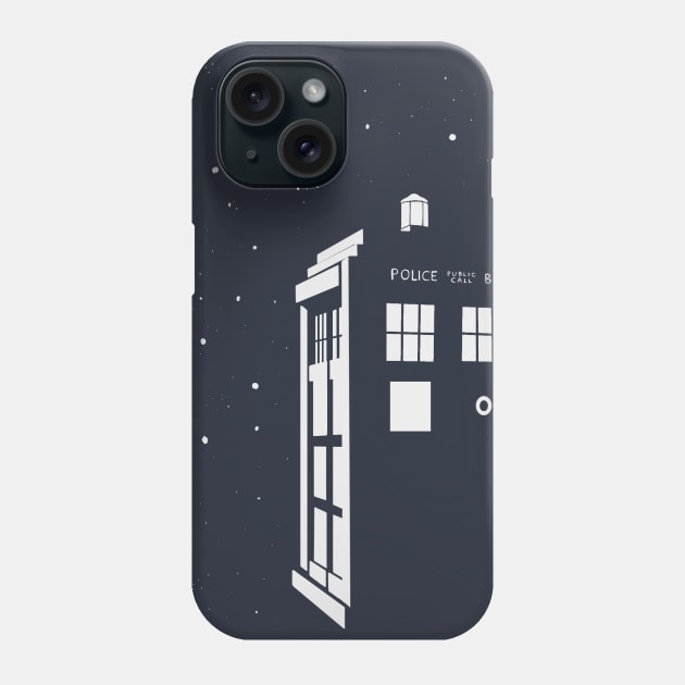 TARDIS Phone Case by FalconArt