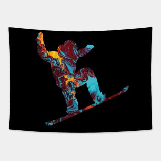 Skiing T-Shirt Tapestry