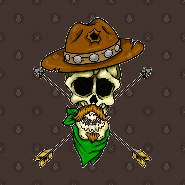 Explorer Skull by Laughin' Bones