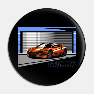 Acura NSX New Gen Orange Pin