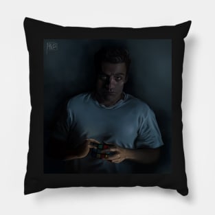 Rubik's cube (Mr. Knight) Pillow