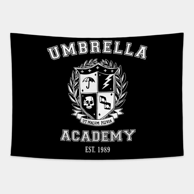 Umbrella Academy - School Varsity Tapestry by Dopamine Creative