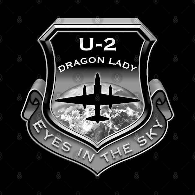 3D U2 Dragon Lady spy plane shield by DrewskiDesignz