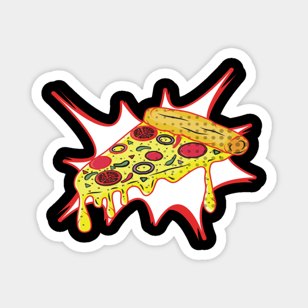 pizza Magnet by Yaman