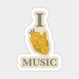 I Love Music Magnet