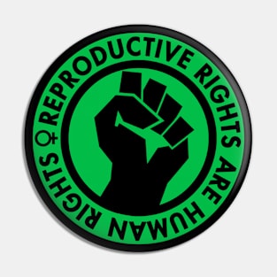 Reproductive Rights are Human Rights (green) Pin