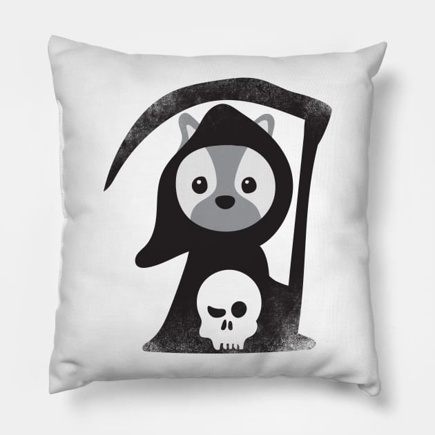 Cute Puppy Death Pillow by Jess Adams