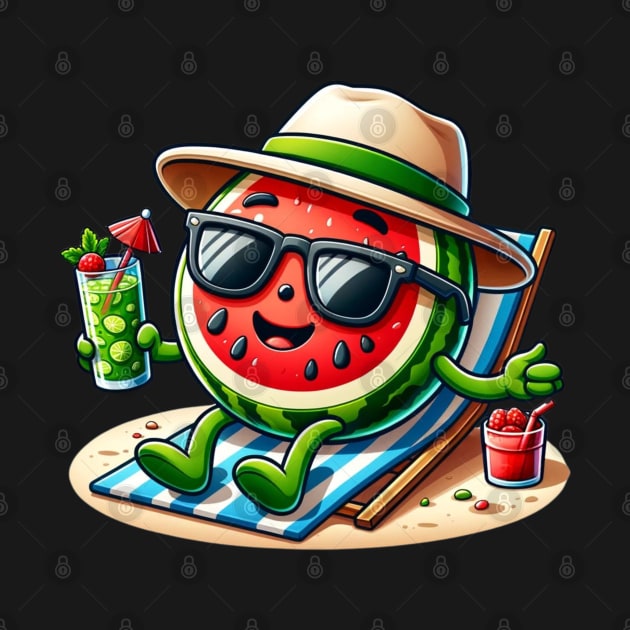 Watermelon Chill Out - Summer Breeze and Fresh Squeeze by vk09design