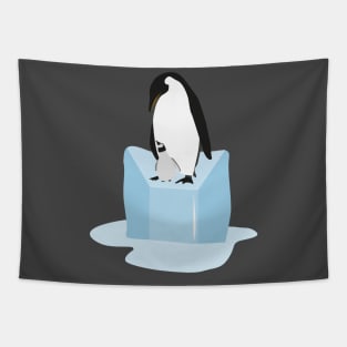 save the penguins Tapestry