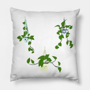 Hanging plant trio Pillow