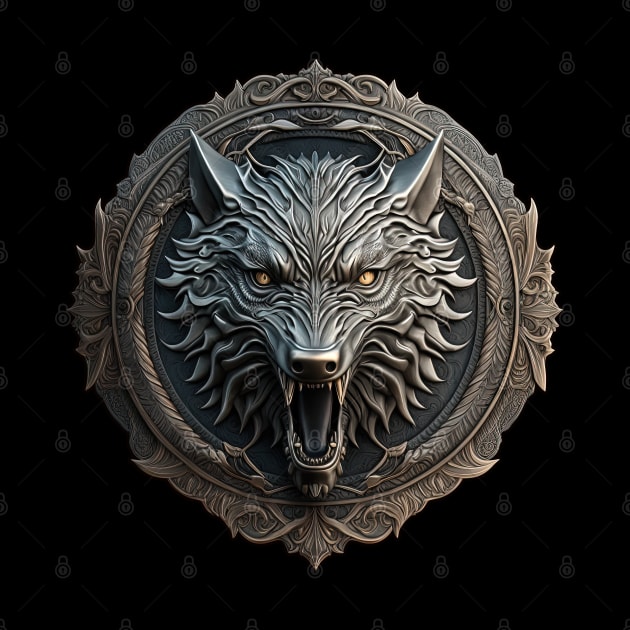 School of the Wolf medallion by MaxDeSanje 