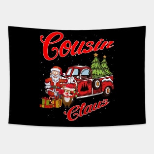 Cousin Claus Santa Car Christmas Funny Awesome Gift Tapestry