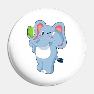 Elephant Mobile Pin