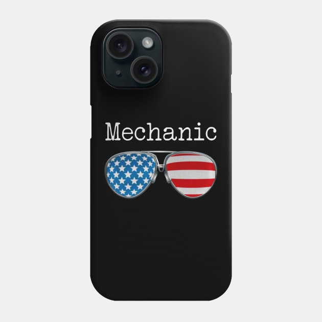 AMERICA PILOT GLASSES MECHANIC Phone Case by SAMELVES