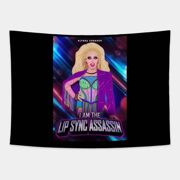 Alyssa Edwards from RuPauls Drag Race Tapestry by meldypunatab