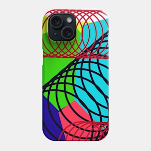 Modern rings abstract Phone Case