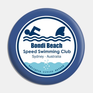 Bondi Beach Speed Swimming Club Pin