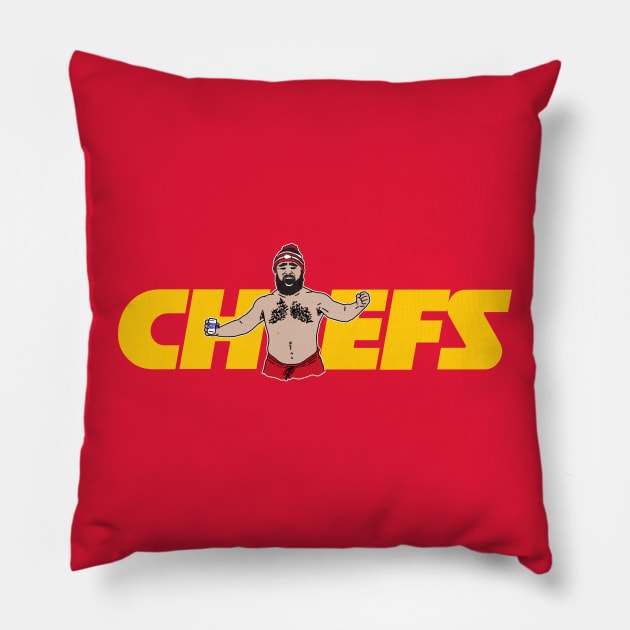 KELCE CHIEFS Pillow by thedeuce