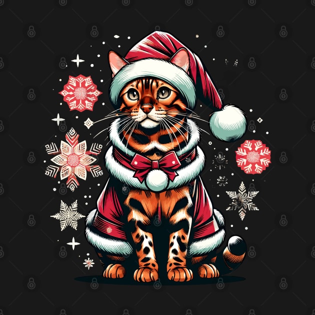 Bengal Cat Christmas by Graceful Designs