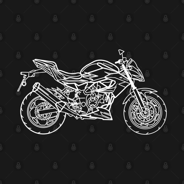 Kawasaki Z125 motorbike by Aurealis