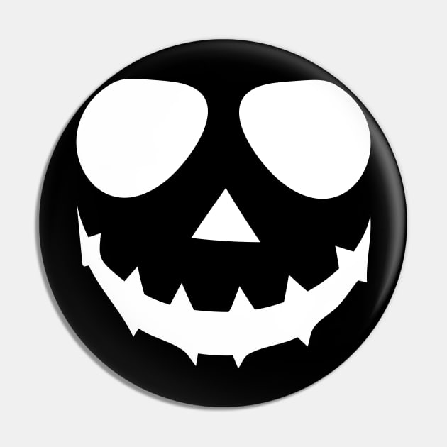 Halloween Face Pin by JevLavigne