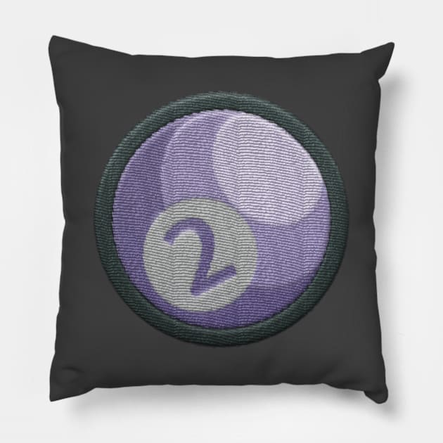 Pool 2 Ball Pillow by aaallsmiles