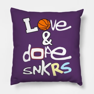 Love & Dope Sneakers (Oreo S) Pillow