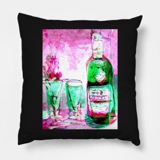 Abstract Absinthe Green Double Vision Pillow