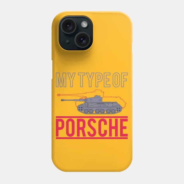 Hobby- tanks! Pz-VI Tiger P (VK 45.01 P) Phone Case by FAawRay