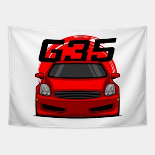 Front Red G35 JDM Tapestry