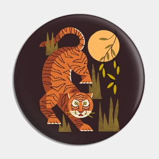 Tiger Moon Pin