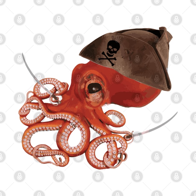 Octopus Pirate by mariasshop