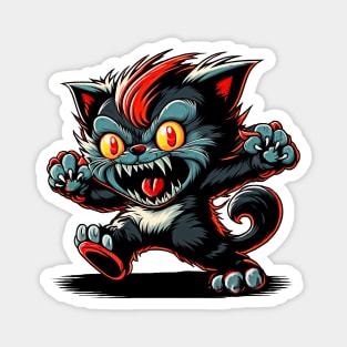 Evil mutant kitten Magnet