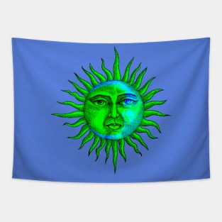 Eclipse Interactive Green&Blue Filter T-Shirt #2 By Red&Blue Tapestry