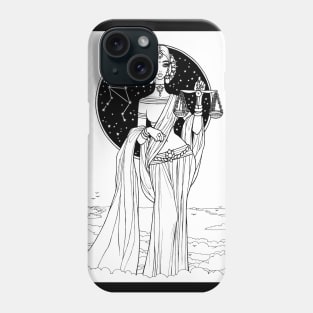 Indian Libra In Black Design Phone Case