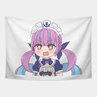 Minato Aqua Chibi Tapestry