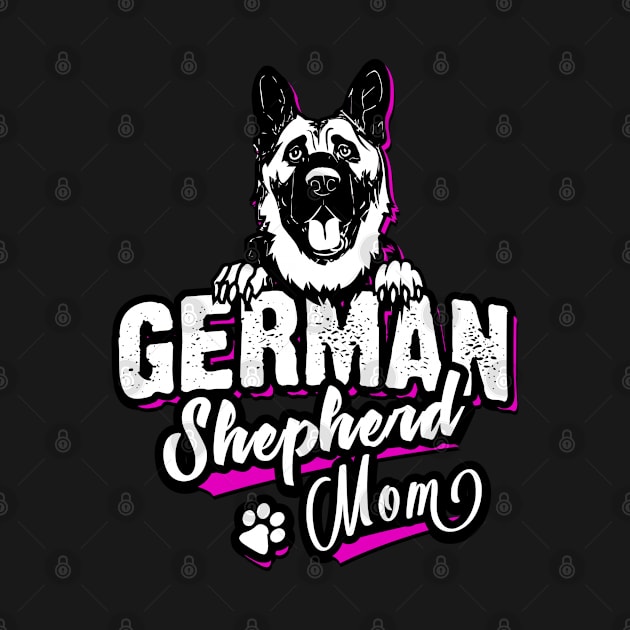 German Shepherd Mom - German Shepherd - Deutscher Schäferhund by BabyYodaSticker