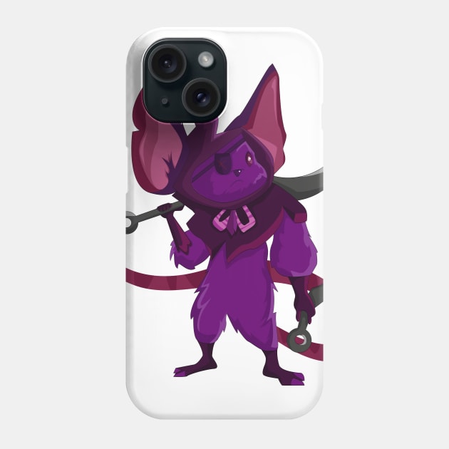 fighter mouse Phone Case by ampoen37