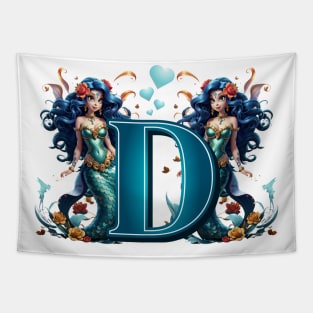 Mermaid Alphabet The Letter D Tapestry