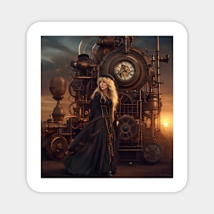 Stevie Nicks Steampunk Magnet